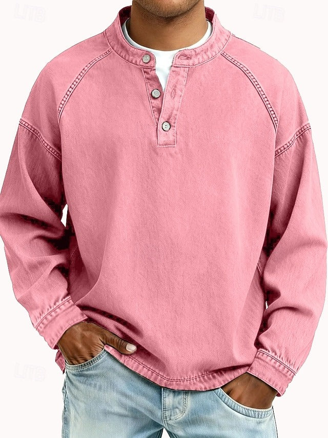 Dorian | Men's Vintage-Style Long-Sleeve Casual Shirt