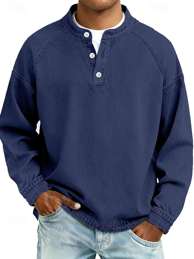 Dorian | Men's Vintage-Style Long-Sleeve Casual Shirt