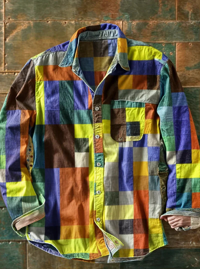 Senan | Men's Casual Button-Up Shirt with Chest Pocket