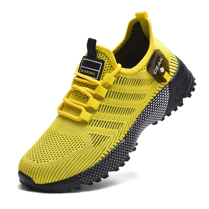Men's Breathable Mesh Cushioned Lace Up Trainers 7