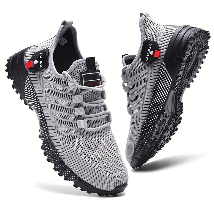 Men's Breathable Mesh Cushioned Lace Up Trainers 11