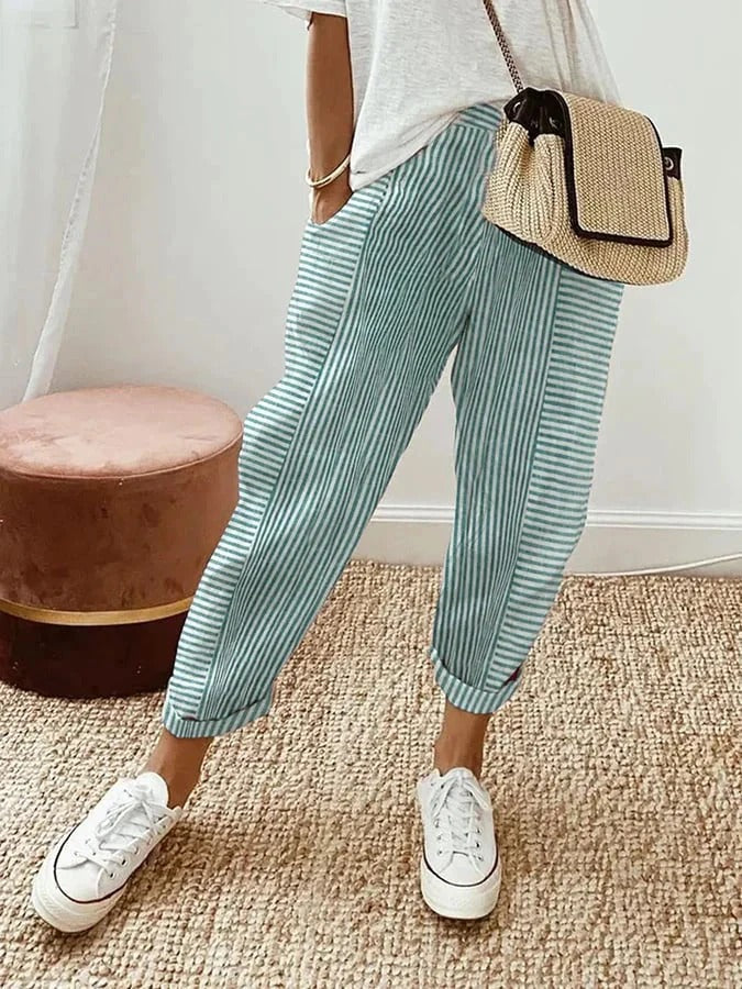 Sylvie | Relaxed Trousers with Adjustable Drawstring Waist