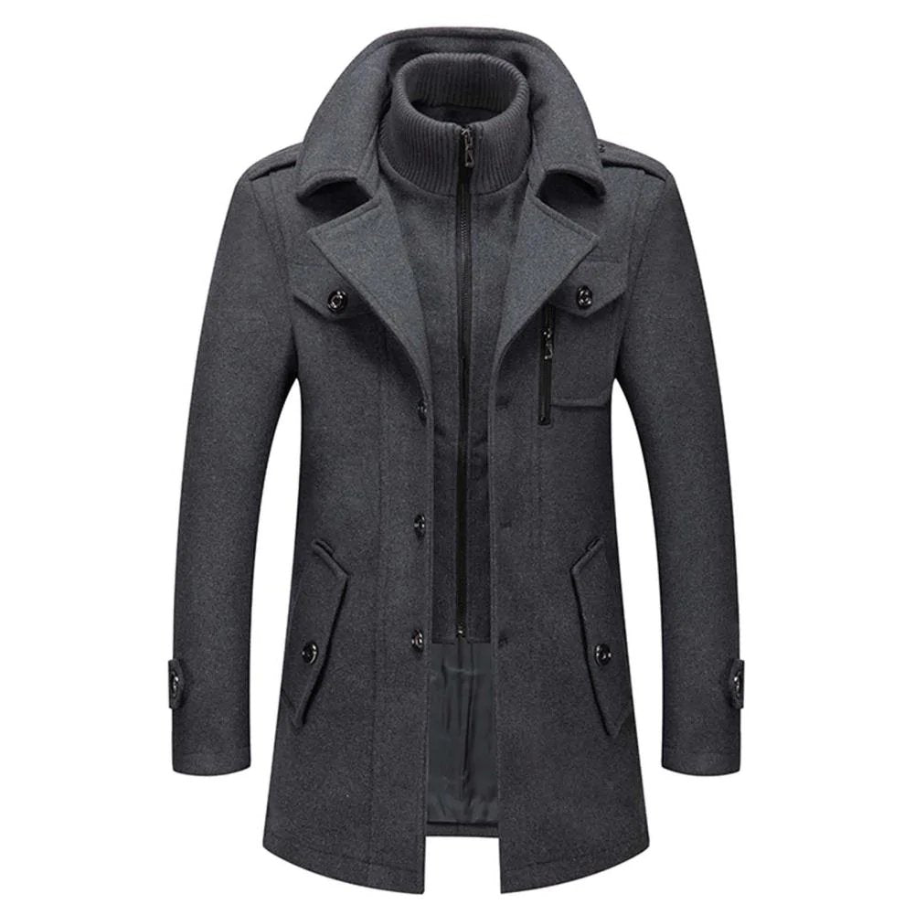 Eoin | Men's Structured Fitted Winter Coat