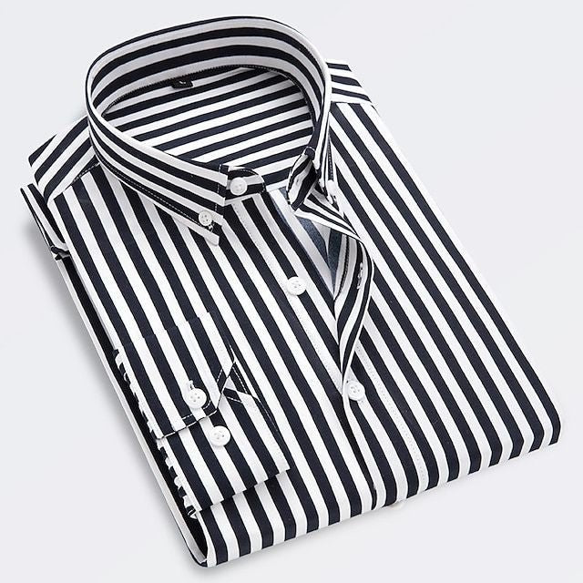 Killeen | Men's Classic Striped Button-Up Shirt