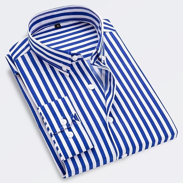 Killeen | Men's Classic Striped Button-Up Shirt