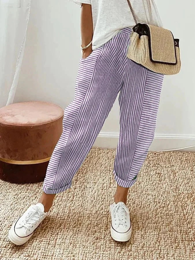 Sylvie | Relaxed Trousers with Adjustable Drawstring Waist