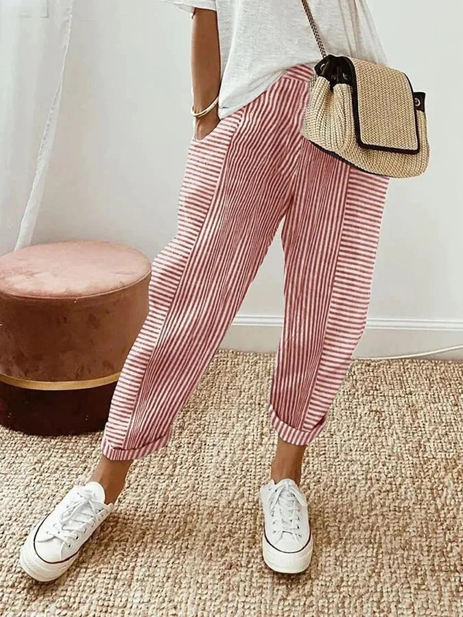 Sylvie | Relaxed Trousers with Adjustable Drawstring Waist