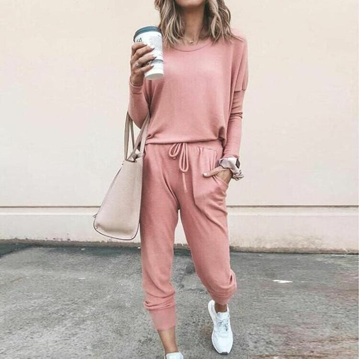 Women's Long Sleeve Jogger Tracksuit Set 1