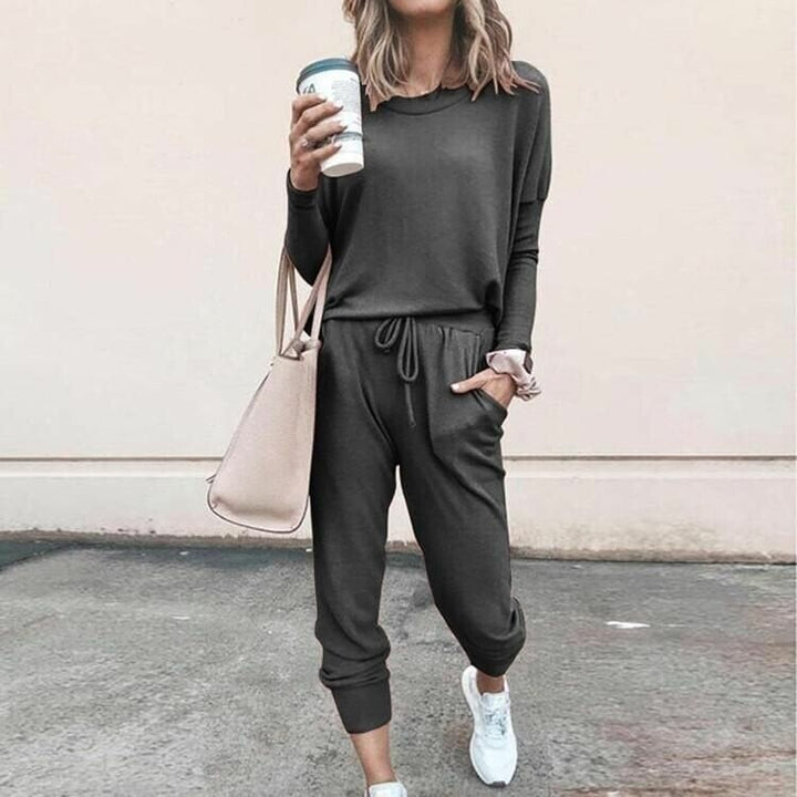 Women's Long Sleeve Jogger Tracksuit Set 3
