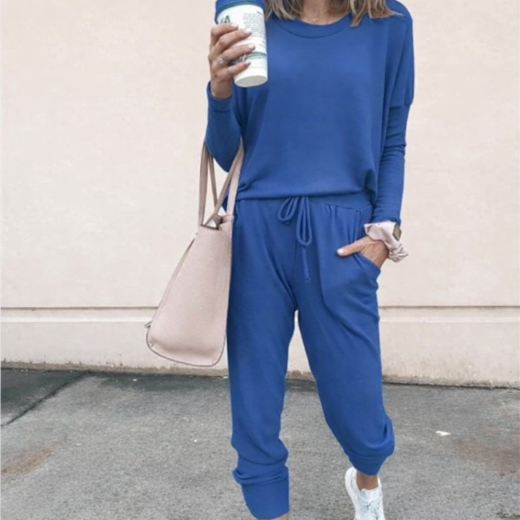 Women's Long Sleeve Jogger Tracksuit Set 5