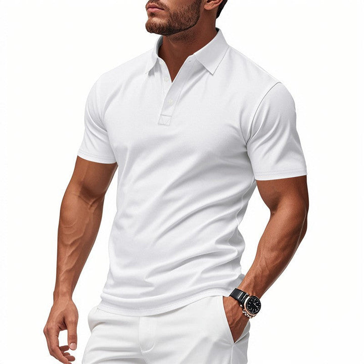 Flann | Men's Breathable Polo Shirt with Classic Collar