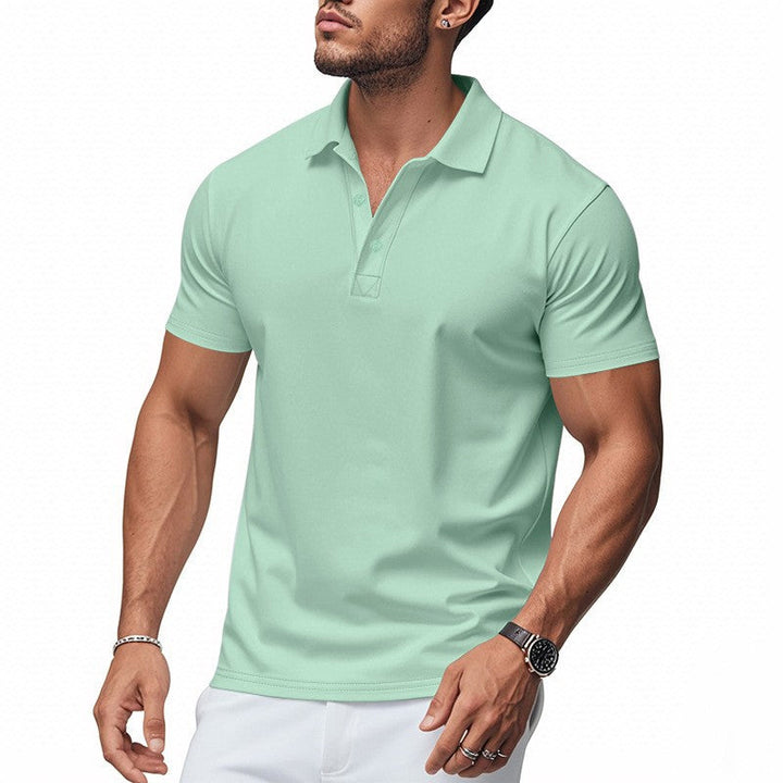 Flann | Men's Breathable Polo Shirt with Classic Collar