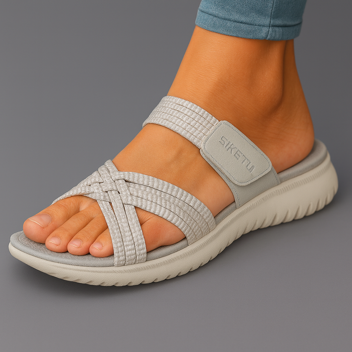 Lena | Women's Slip-On Sandals with Cushioned Footbed