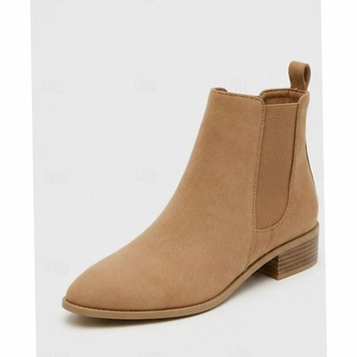 Emma | Women's Pointed-Toe Block Heel Suede Ankle Boots