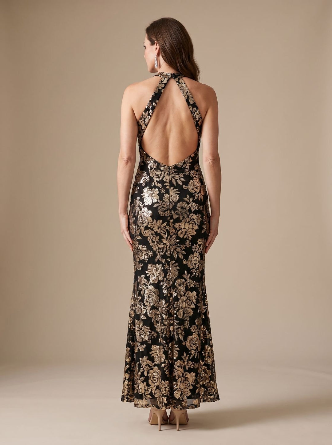 Women's Sequin Mermaid Gown Christmas Party Dress